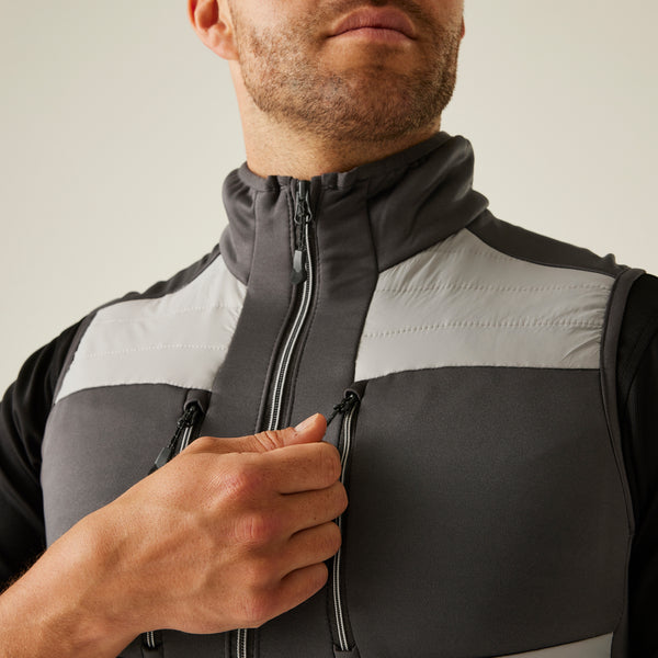 Regatta E-Volve Unisex Thermal Hybrid Bodywarmer Mineral Grey/Ash XL