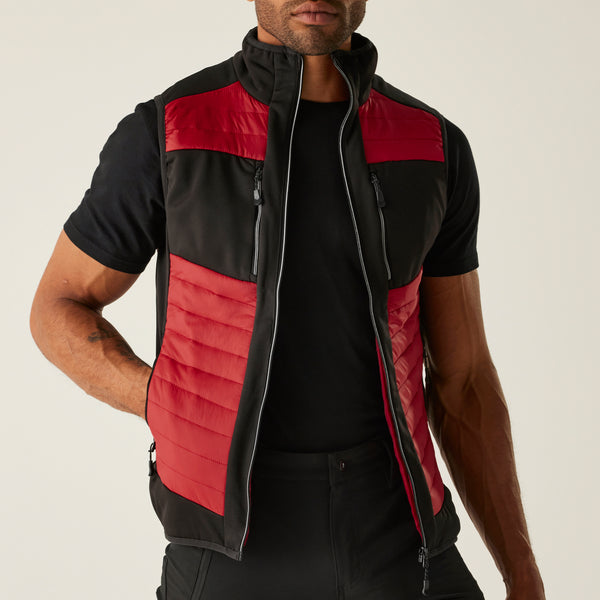 Regatta E-Volve Unisex Thermal Hybrid Bodywarmer ClassRed/Blk XL