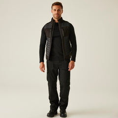 Regatta E-Volve Unisex Thermal Hybrid Bodywarmer Ash/Black L