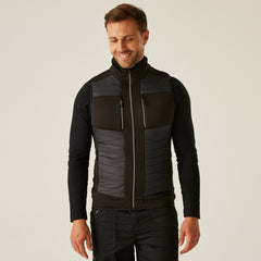 Regatta E-Volve Unisex Thermal Hybrid Bodywarmer Ash/Black L