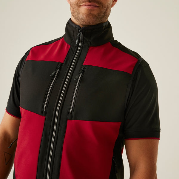 Regatta E-Volve Unisex Softshell Hybrid Bodywarmer ClassRed/Blk M