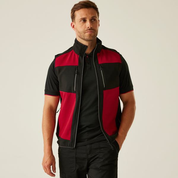 Regatta E-Volve Unisex Softshell Hybrid Bodywarmer ClassRed/Blk M