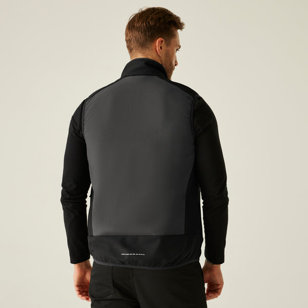 Regatta E-Volve Unisex Softshell Hybrid Bodywarmer Ash/Black S