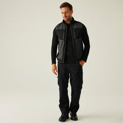 Regatta E-Volve Unisex Softshell Hybrid Bodywarmer Ash/Black XL
