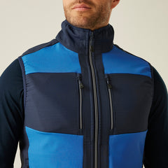 Regatta E-Volve Unisex Softshell Hybrid Bodywarmer Strong Blue/Navy M