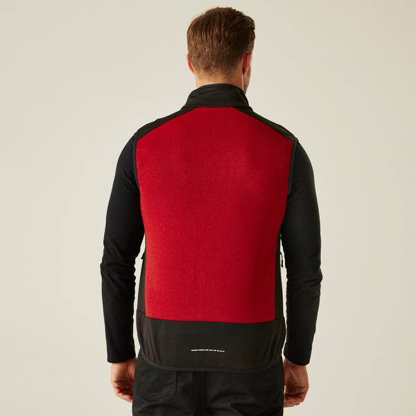 Regatta E-Volve Unisex Softshell Hybrid Bodywarmer ClassRed/Blk S