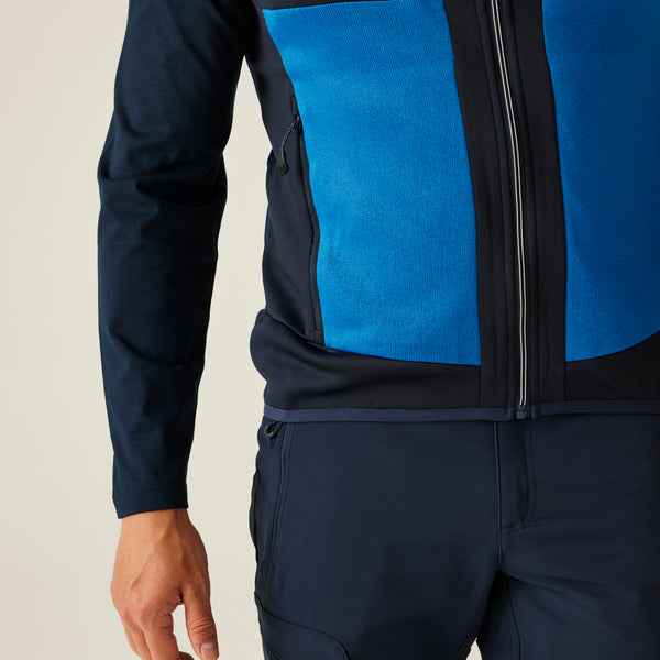 Regatta E-Volve Unisex Stretch Hybrid Midlayer Bodywarmer Strong Blue/Navy M