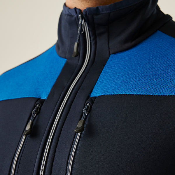 Regatta E-Volve Unisex Stretch Hybrid Midlayer Bodywarmer Strong Blue/Navy M