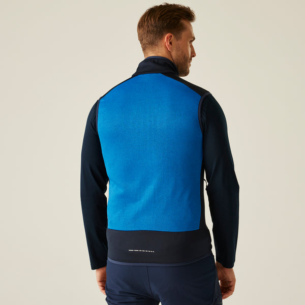 Regatta E-Volve Unisex Stretch Hybrid Midlayer Bodywarmer Strong Blue/Navy M