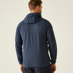 Regatta Navigate Full Zip Hooded Fleece Navy/Blue M