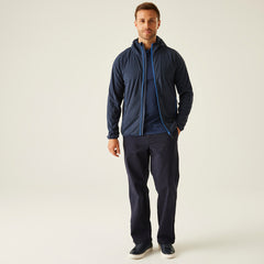 Regatta Navigate Full Zip Hooded Fleece Navy/Blue M
