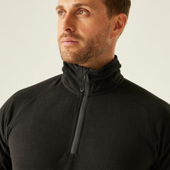 Regatta Navigate Half Zip Fleece Black/Grey S