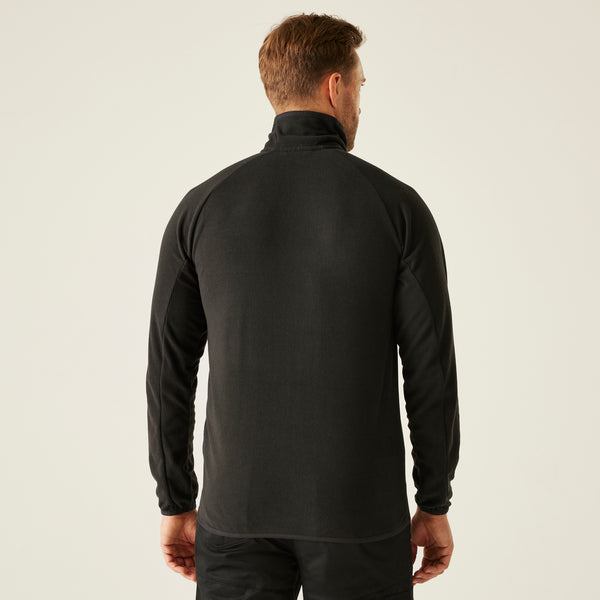 Regatta Navigate Polo Shirt Black/Red M