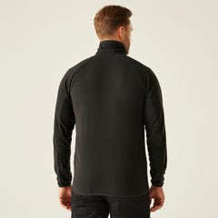 Regatta Navigate Half Zip Fleece Black/Grey S