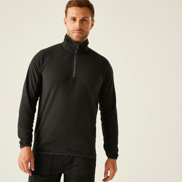 Regatta Navigate Half Zip Fleece Black/Grey S