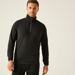 Regatta Navigate Half Zip Fleece Black/Grey S