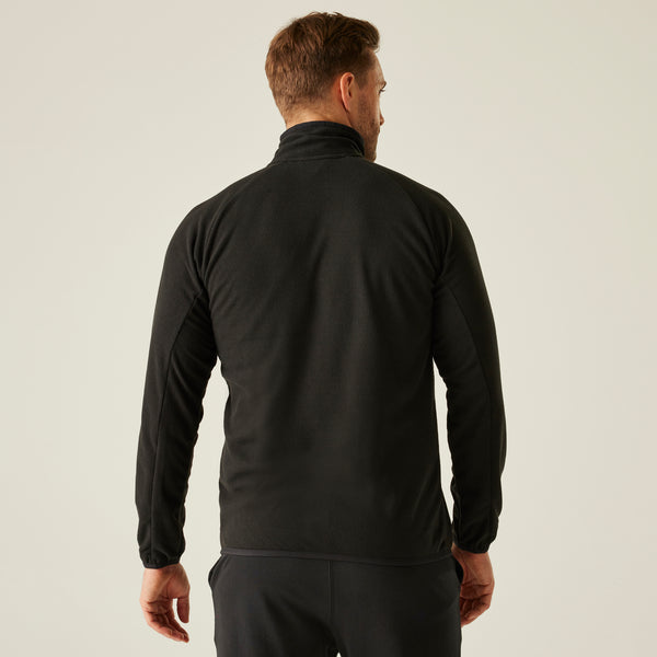 Regatta Navigate Half Zip Fleece Black/Red L