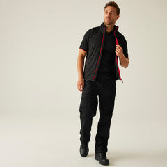 Regatta Navigate Fleece Bodywarmer Black/Red L