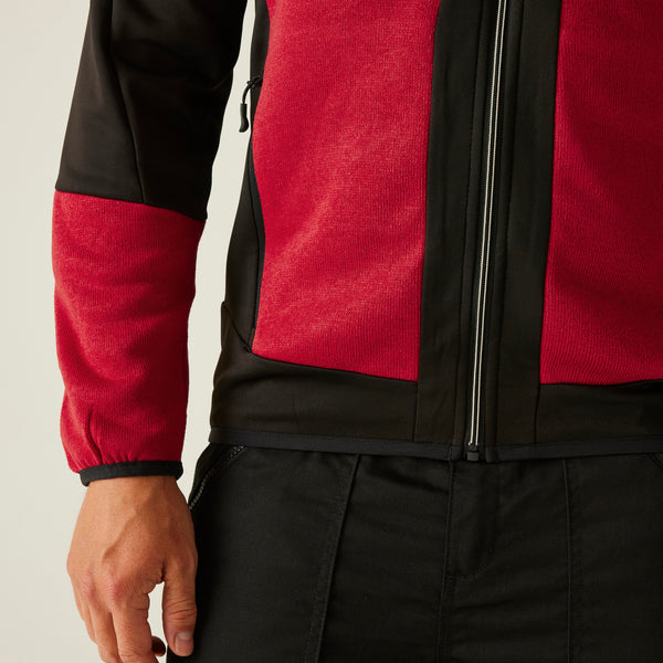 Regatta E-Volve Unisex Stretch Hybrid Midlayer ClassRed/Blk M