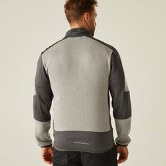 Regatta E-Volve Unisex Stretch Hybrid Midlayer Ash/Black M