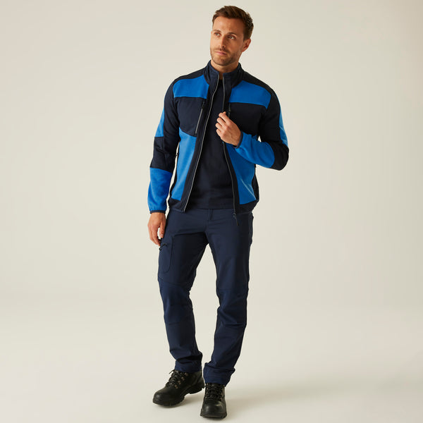 Regatta E-Volve Unisex Stretch Hybrid Midlayer Strong Blue/Navy L