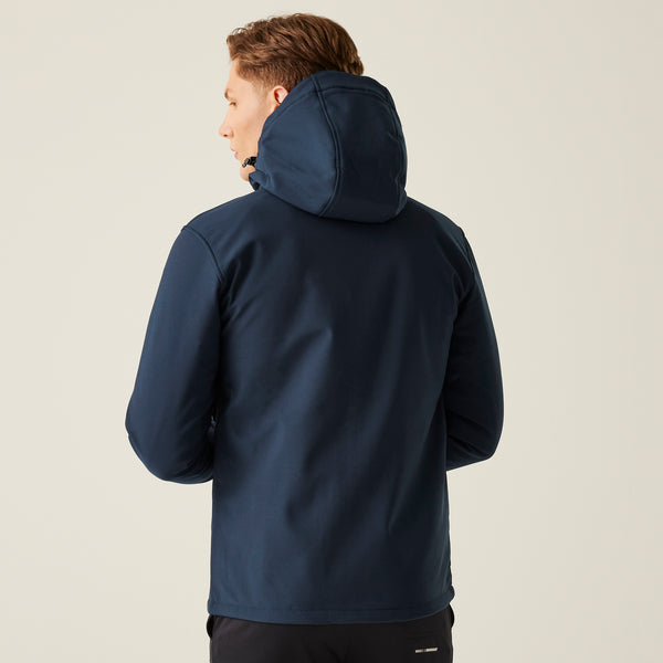 Regatta Navigate Hooded Softshell Navy/Blue XL