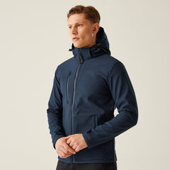 Regatta Navigate Hooded Softshell Navy/Blue XL