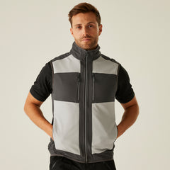 Regatta E-Volve Unisex Softshell Hybrid Bodywarmer Mineral Grey/Ash L