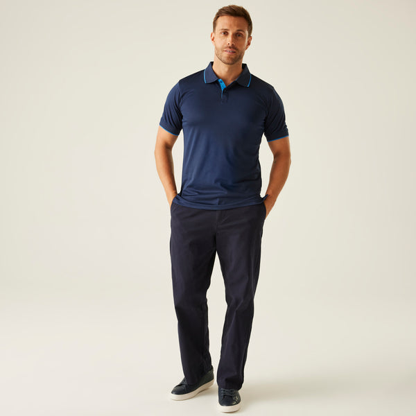 Regatta Navigate Polo Shirt Navy/Blue M