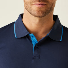 Regatta Navigate Polo Shirt Navy/Blue M