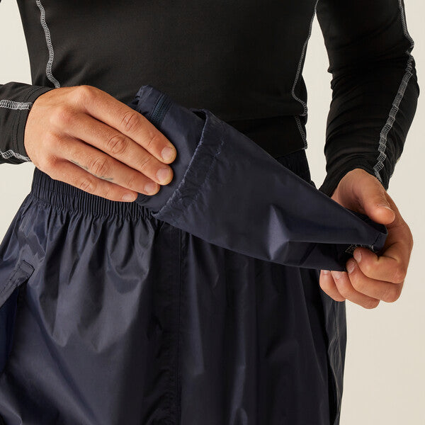 Regatta Breathable Waterproof Over Trouser  Navy XL