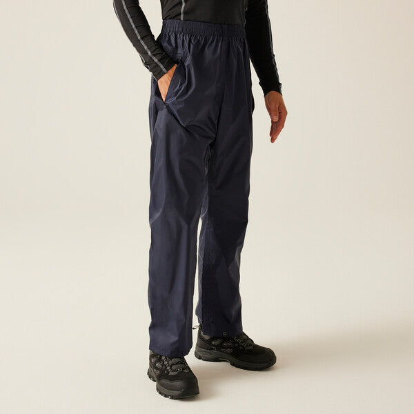 Regatta Breathable Waterproof Over Trouser  Navy XL
