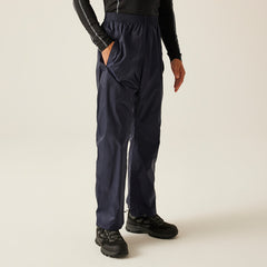 Regatta Breathable Waterproof Over Trouser  Navy XL