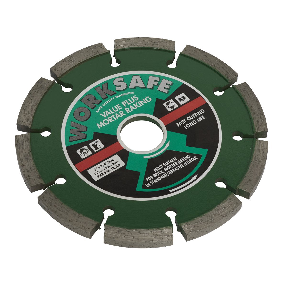 Sealey Value Plus Diamond Blade Ø125 x 22mm Main Image