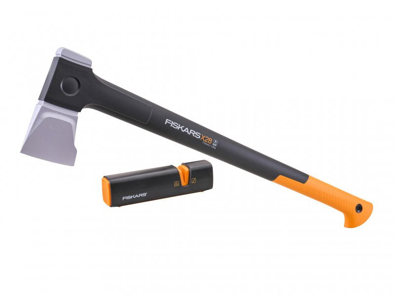 XMS Fiskars Splitting Axe and Sharpener Main Image [src:xms26axe.jpg@20260409130100]