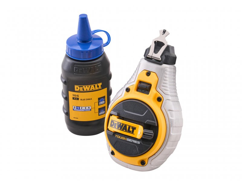 XMS DeWalt 30m (100ft) Chalk Line & Blue Chalk Set Main Image [src:xms26chalk.jpg@20260409130107]
