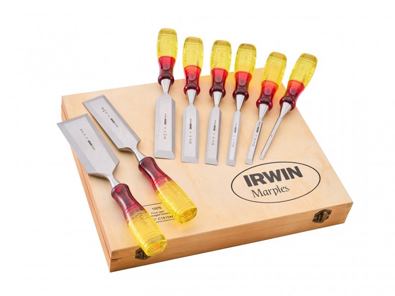 XMS Irwin Marples 8 Piece Chisel Set Main Image [src:xms26chisel8.jpg@20260409130108]