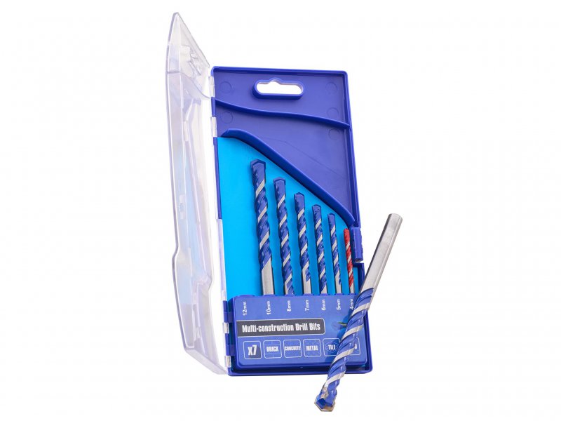 XMS Faithfull 7 Piece Multi-Construction Drill Bit Set Main Image [src:xms26drill7.jpg@20260409130117]