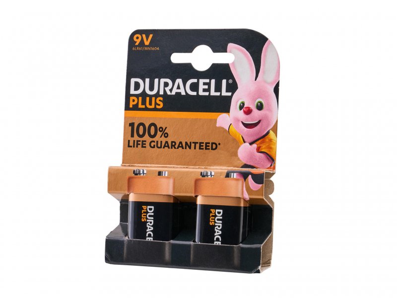 XMS Duracell 9V Battery Twin Pack Main Image [src:xms26dur9v.jpg@20260409130118]