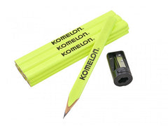 XMS Komelon Carpenters Pencils & Sharpener Set Main Image [src:xms26pencils.jpg@20260409130146]