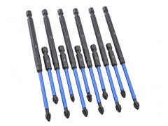 XMS Faithfull 12 Piece Impact Screwdriver Bit Set Main Image [src:xms26sbit12.jpg@20260409130159]