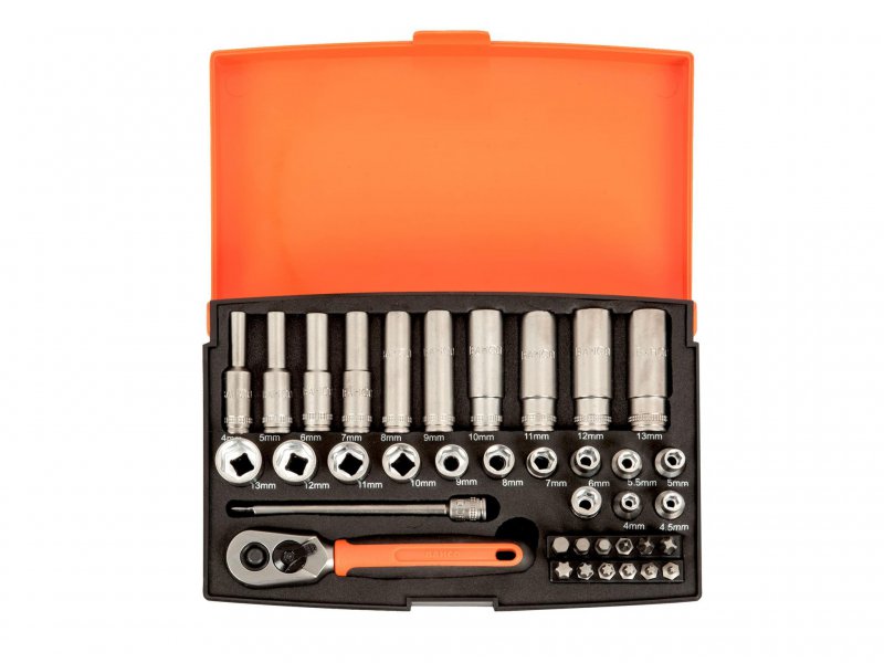 XMS Bahco 1/4in Socket Set Main Image [src:xms26sl252.jpg@20260808130037]