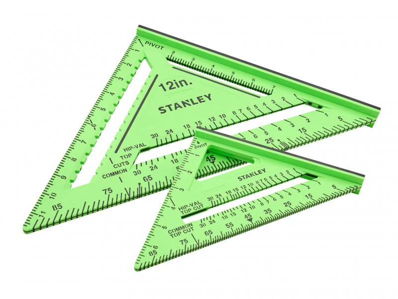 XMS Stanley 175 & 300mm (7 & 12in) Hi-Vis Square Twin Pack Main Image [src:xms26squares.jpg@20260409130220]