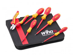 XMS Wiha Electrician's VDE Screwdriver & Plier Set Main Image [src:xms26vdeset.jpg@20260409130233]