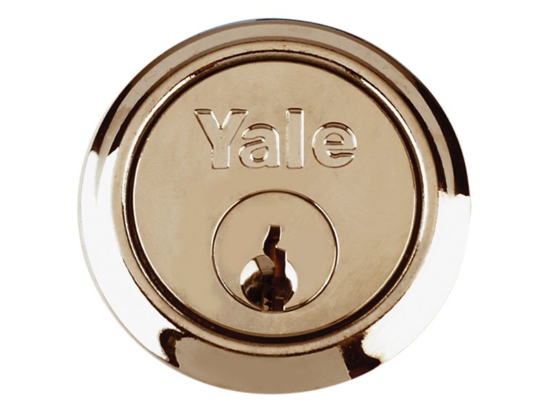 Yale Locks B1109 Replacement Rim Cylinder & 2 Keys Chrome Finish Box Main Image