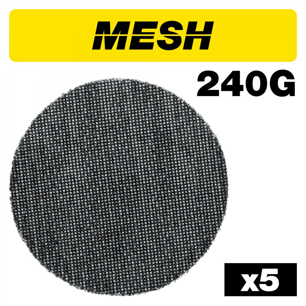 TREND AB/150/240M MESH RANDOM ORBITAL SAND DISC 150MM 5PC Main Image