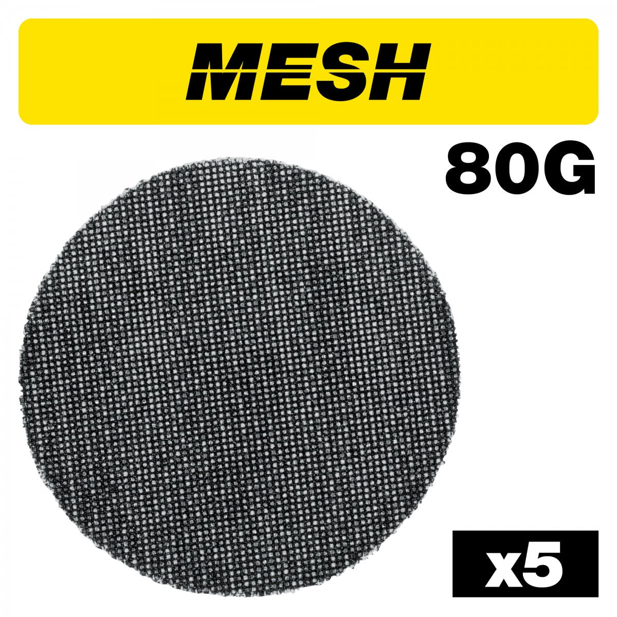 TREND AB/150/80M MESH RANDOM ORBITAL SAND DISC 150MM 5PC Main Image