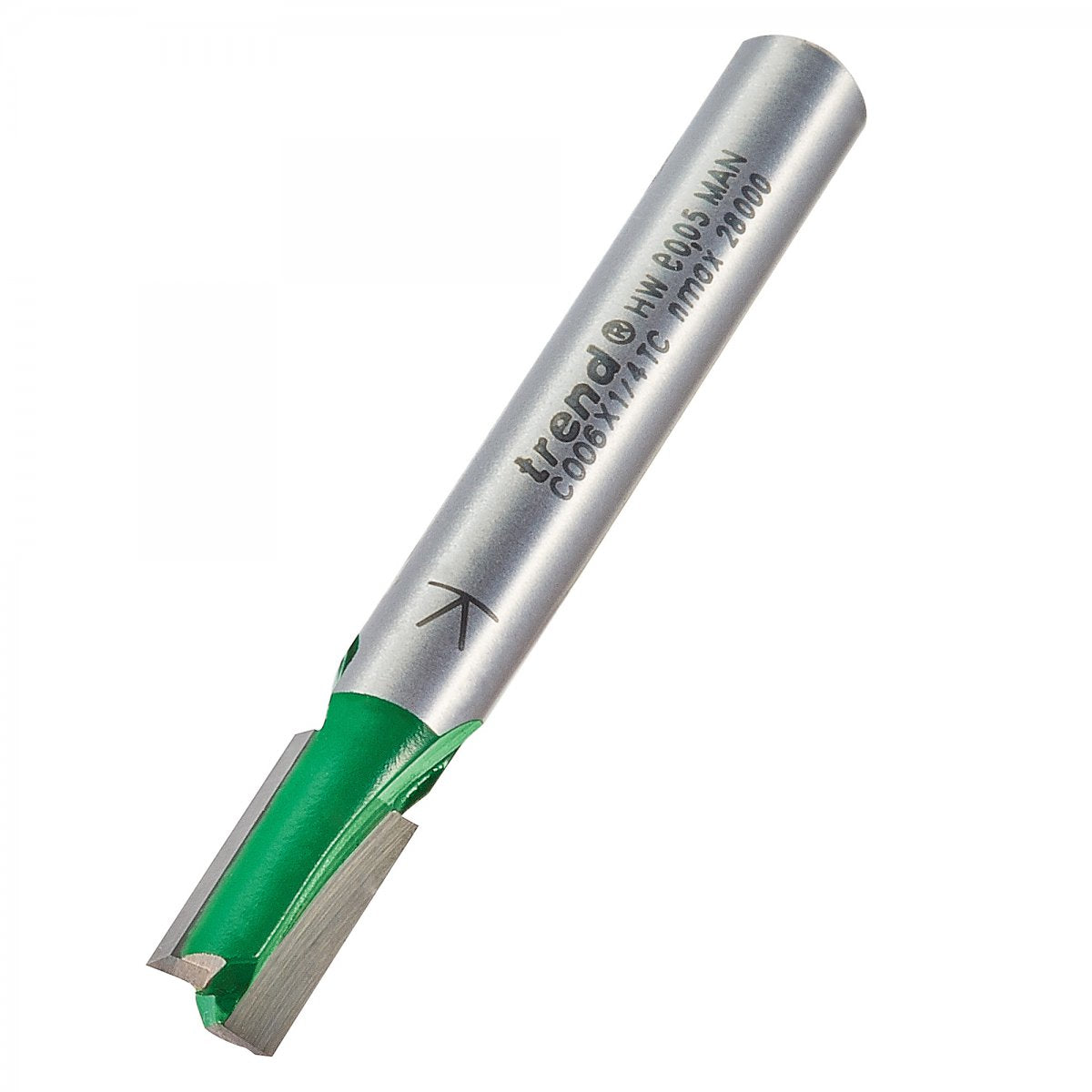 TREND C006X1/4TC TWO FLUTE 6.3MM DIA X 12.7MM CUT    Main Image