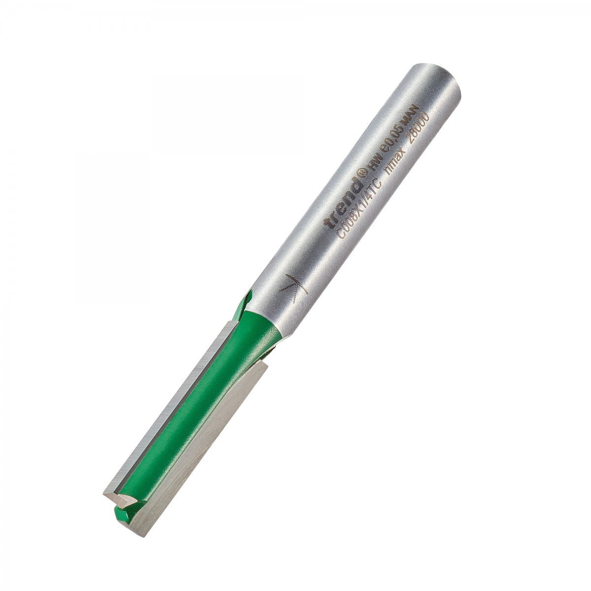 TREND C008X1/4TC TWO FLUTE 6.3MM DIA X 25.4MM CUT Main Image