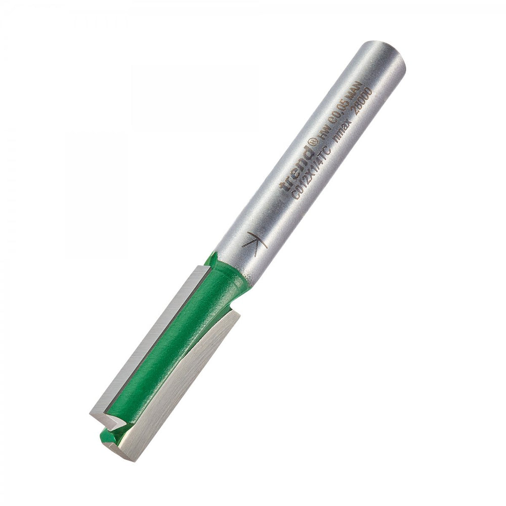 TREND C012X1/4TC TWO FLUTE 7.9MM DIA X 25.4MM CUT Main Image
